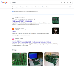 no gr8bit website in google search